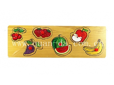 ДЕРЕВЯННЫЕ ПАЗЛЫ ЛЮБИМЫЕ ФРУКТЫ 29х10.5 СМ (П-1034)