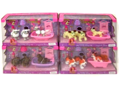 Игровой набор животных "СОБАЧЬЯ ЖИЗНЬ" (32х21см, 3 собач., аксесс.) 705583