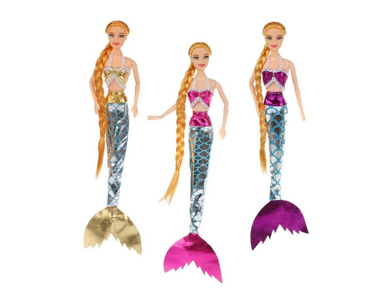 Кукла-Русалка шарнирная 29 см в кор. 2020-80