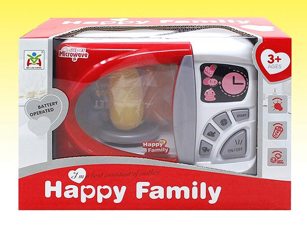 Микроволновая печь "Happy Family" (свет, звук) 26*18см LS820K7