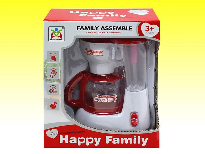 Кофеварка "Happy Family" (свет, звук) 17*20см LS820K14