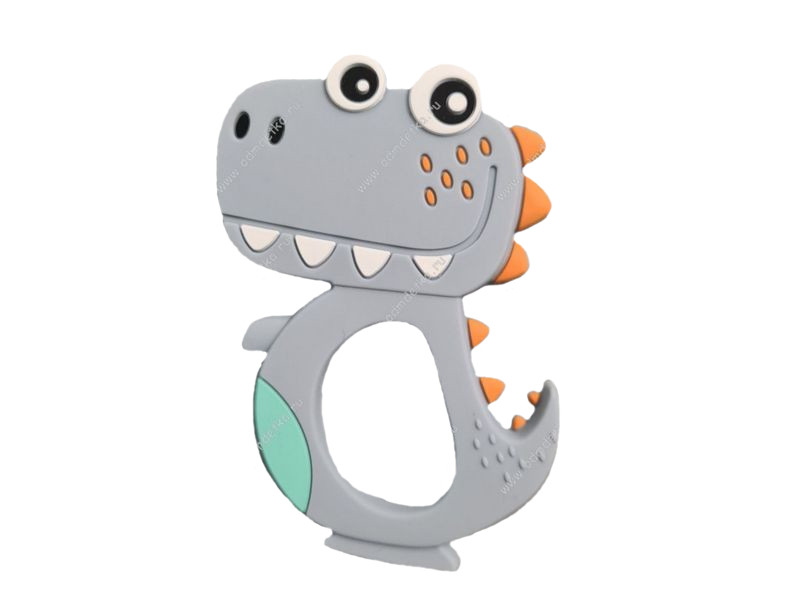 Купить оптом Прорезыватель силиконовый "Крокодил" в Луганске