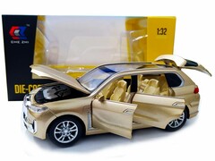 40363 [CZ07]Машина металл. инерц. BMW (свет, звук, открыв. двери) 15 см в кор. CZ07