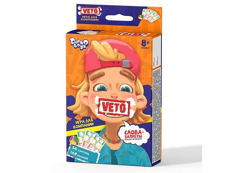 Настольная игра «Попробуй объяснить» серии «VETO» 56 карт мини