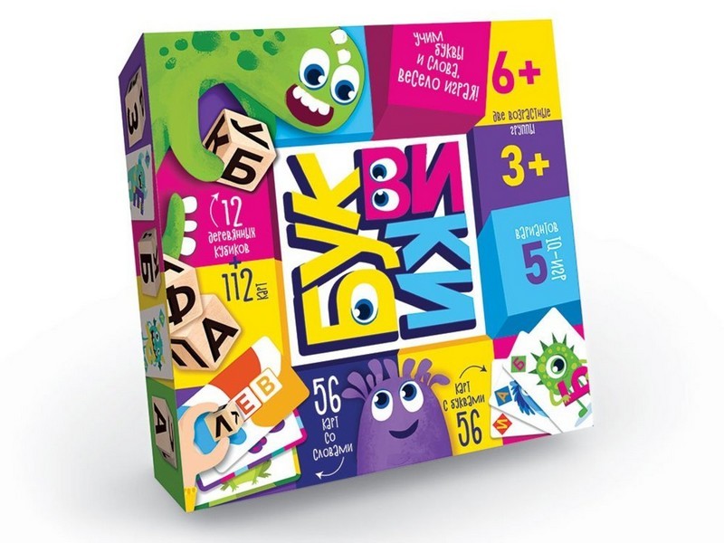 Настольная игра «Буквики»