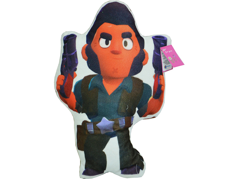 Купить оптом Подушка-игрушка Brawl Stars Кольт 33см FPG-007 в Луганске
