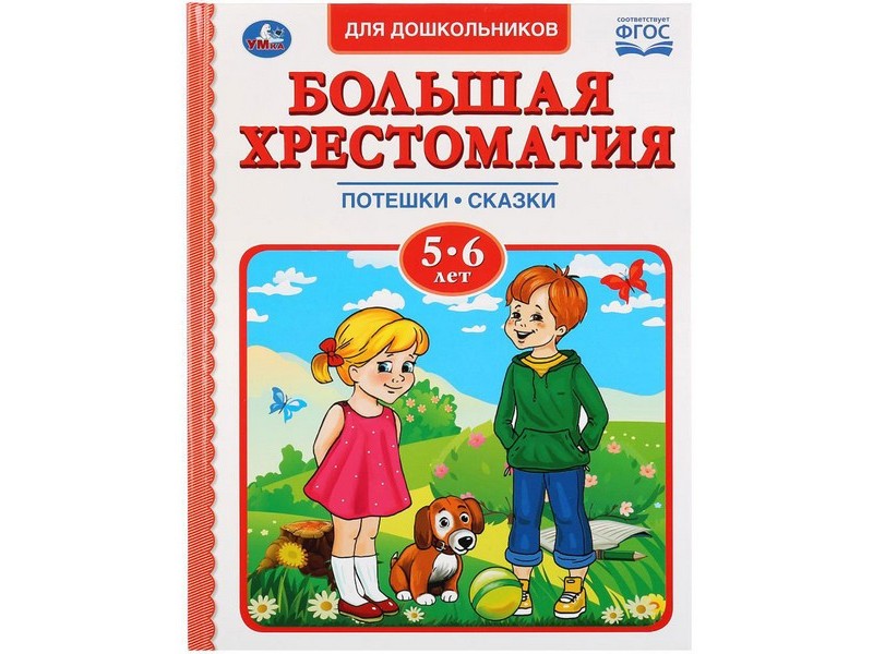 БОЛЬШАЯ ХРЕСТОМАТИЯ 5-6 ЛЕТ. ПОТЕШКИ, СКАЗКИ