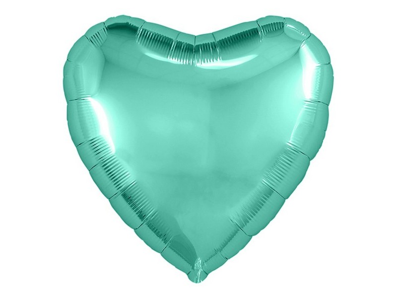 Шар-сердце Бискайский зеленый 76,5 см