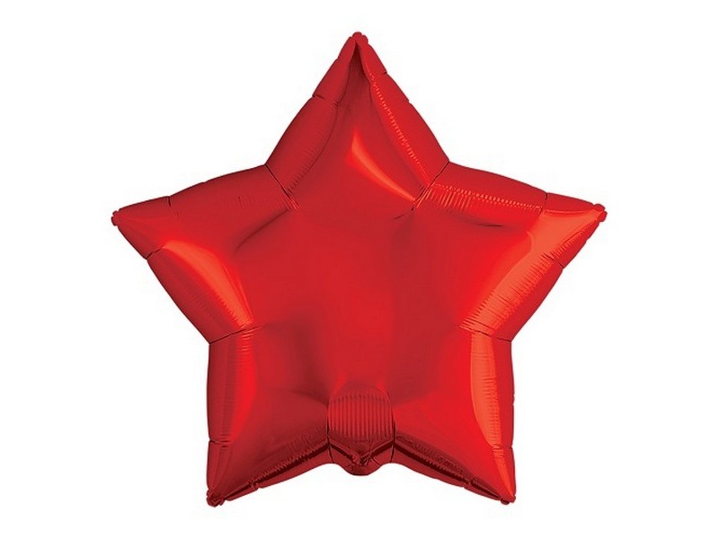 Шар-звезда Красный 76,5 см