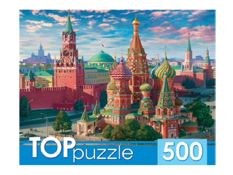 TOPpuzzle ПАЗЛЫ 500 элементов. МОСКВА. КРАСНАЯ ПЛОЩАДЬ