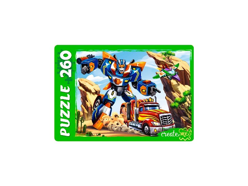 ПАЗЛЫ 260 элементов. БОЛЬШОЙ ТРАНСФОРМЕР