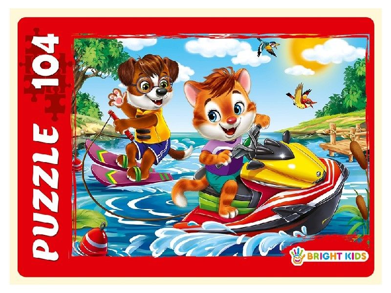 ПАЗЛЫ 104 элемента. ВОДНЫЕ ЛЫЖИ