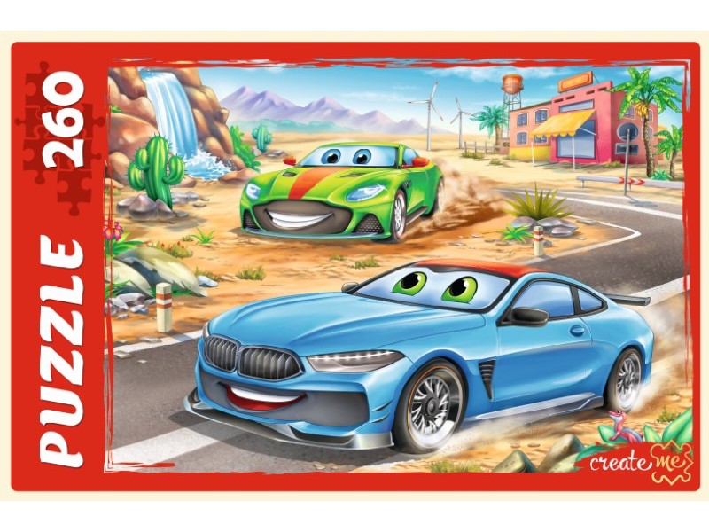 ПАЗЛЫ 260 элементов. СКОРОСТНЫЕ ГОНКИ