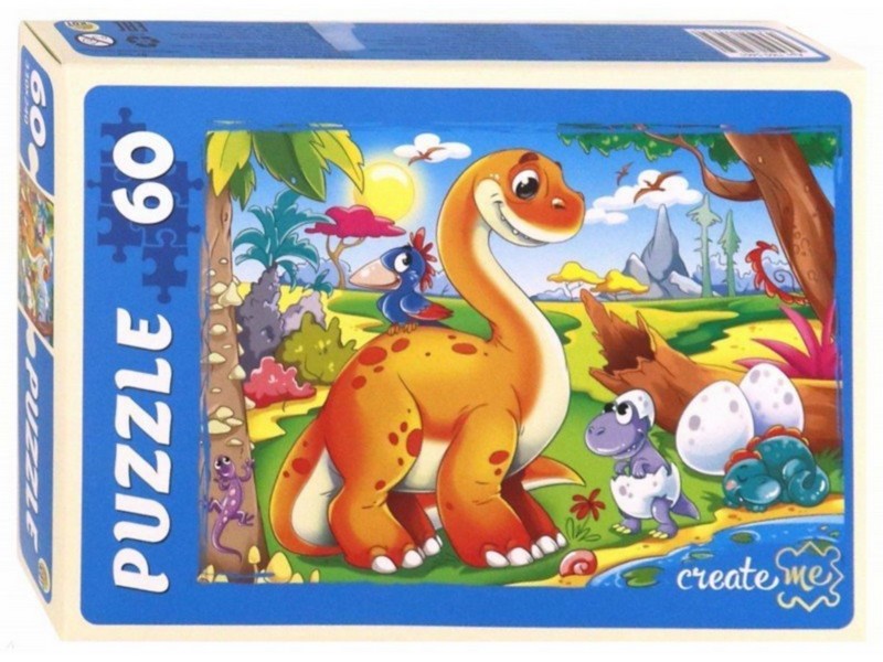 Купить оптом ПАЗЛЫ 60 элементов. МИР ДИНОЗАВРОВ №19 в Луганске