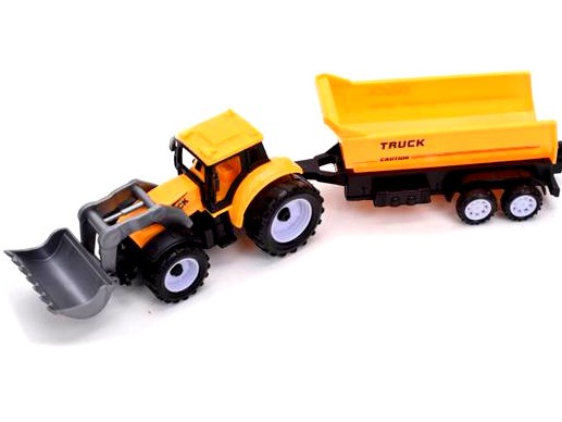 Трактор с прицепом инерц. 23 см в пак. 1834509