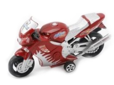 Мотоцикл инерц. 16 см в пак. 1309194