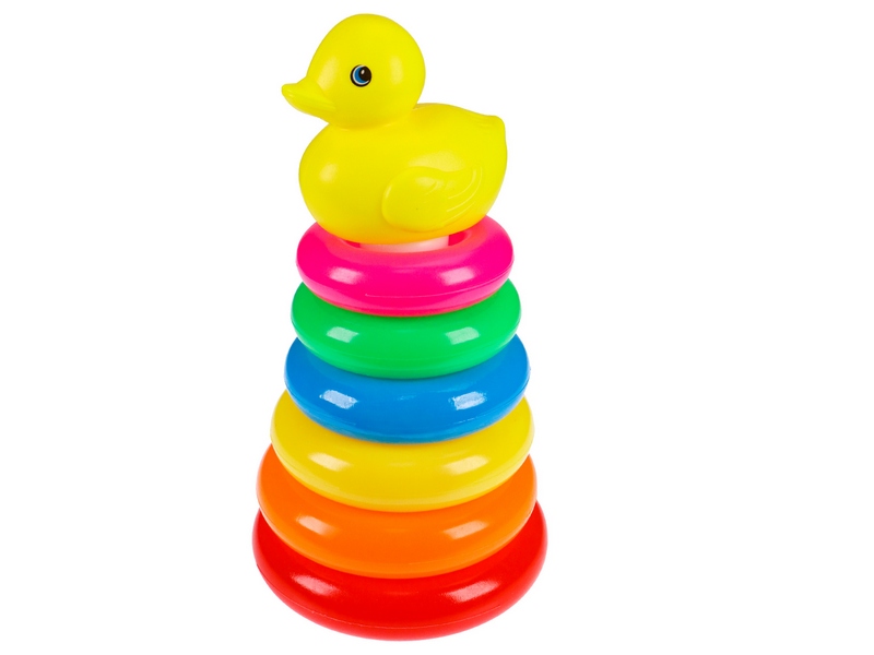 Пирамидка УТОЧКА 21 см, 6 колец 1963950