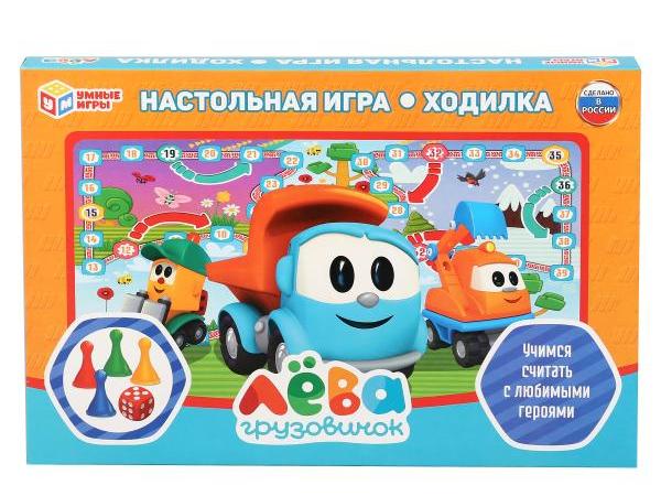 Купить оптом Настольная игра-ходилка «Грузовичок Лева» в кор. в Луганске