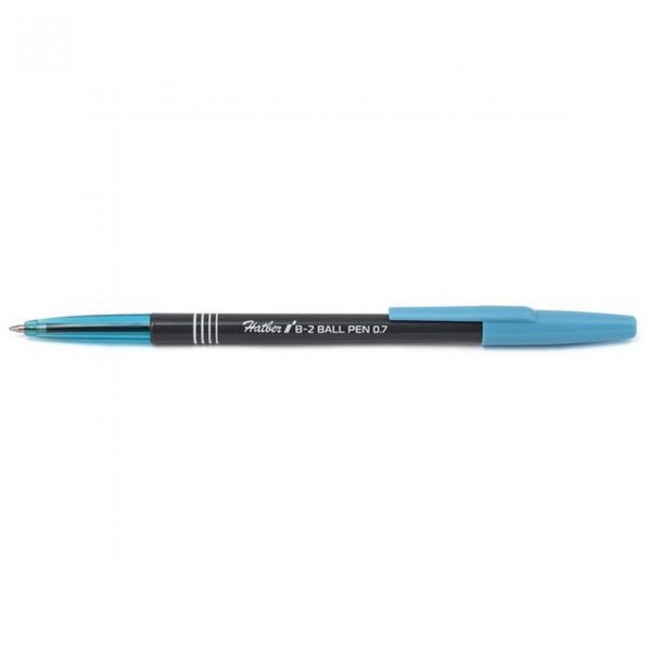 Ручка масляная HATBER B-2 0,7мм СИНЯЯ (50шт/уп)