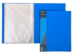 41940 [60AV4_00109]Папка с вкладышами А4 «HATBER» (60 вкладышей, корешок 21 мм) синяя