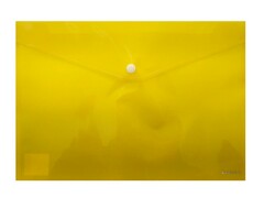 41943 [1412-26-A]Папка-конверт А4 «AXENT» на кнопке непрозрачная желтая