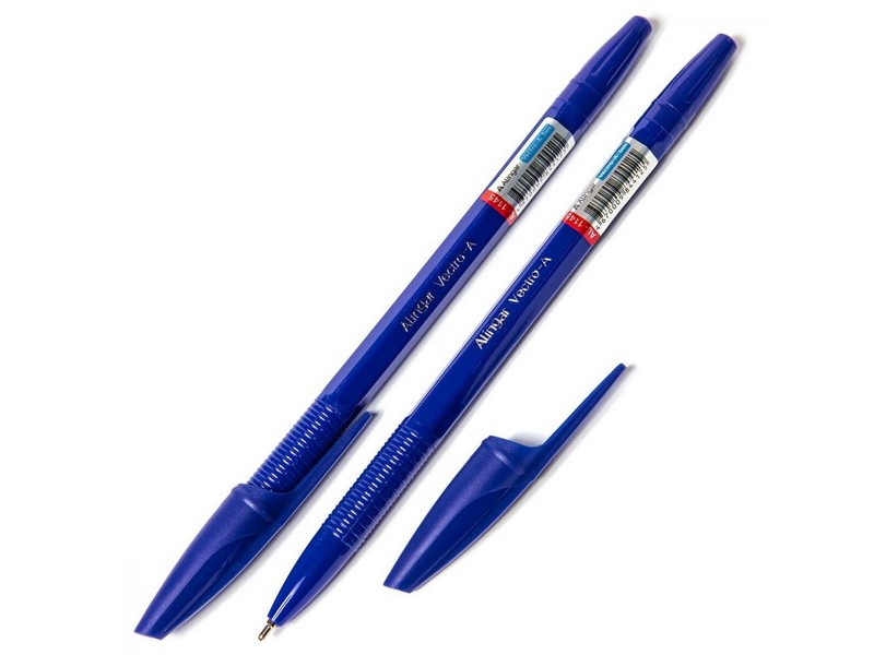 Ручка шариковая «ALINGAR» синий корпус 1 мм СИНЯЯ (50шт/уп)