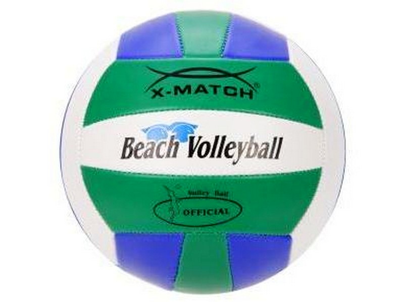 Мяч волейбольный X-Match зелено-сине-белый ПВХ 56298