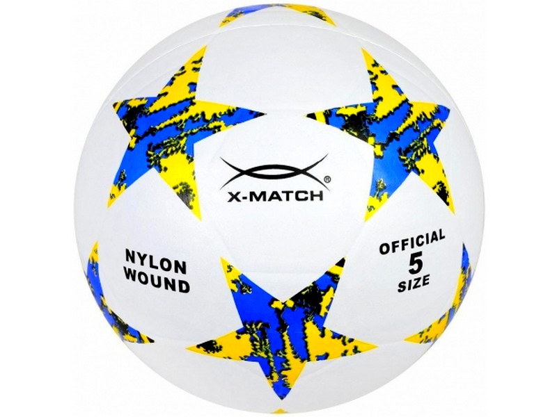 Мяч футбольный X-Match резина 56485