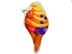 42439 [FPD-107]Подушка-игрушка Мороженое фрукты 35см FPD-107