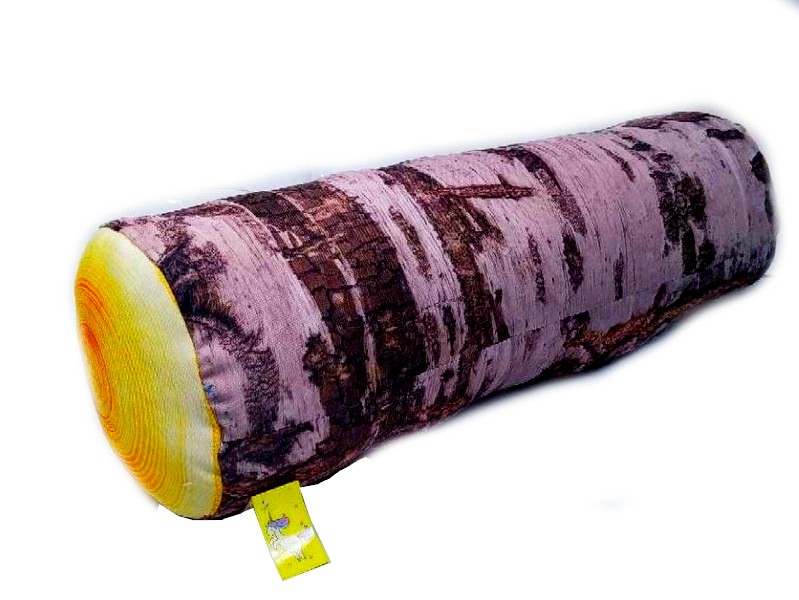 Подушка-игрушка Бревно Береза 60см 2021/60-3