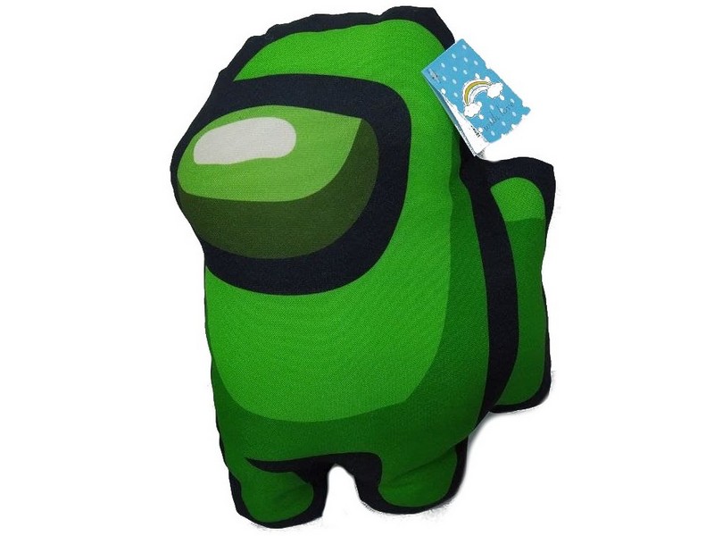 Подушка-игрушка Амонг Ас зеленый 27см FAU-003