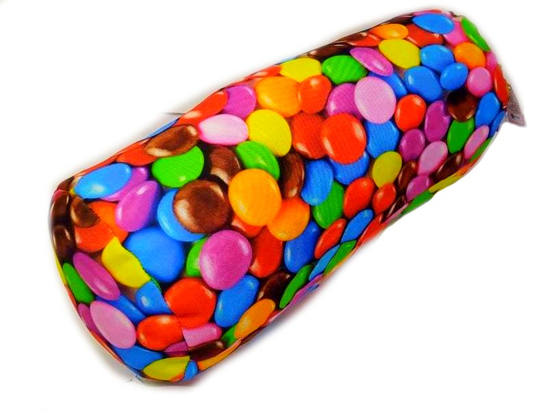 Подушка-игрушка Валик цветное драже 40см 2021/40-1