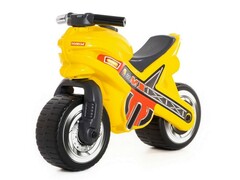 Каталка-мотоцикл "МХ" жёлтая