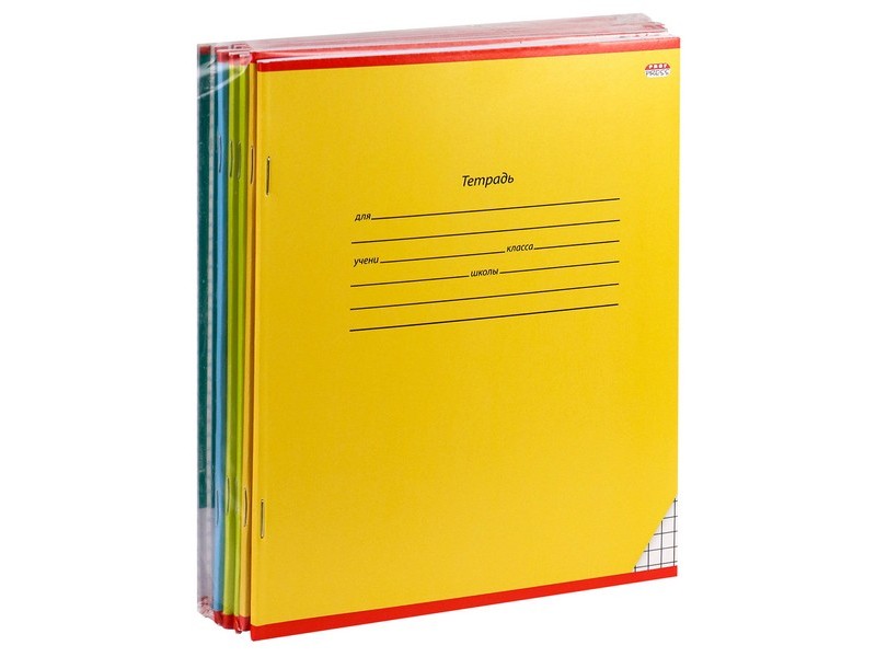 Тетрадь КЛЕТКА 24л "КЛАССИКА" (цвет. мелов. обл.)