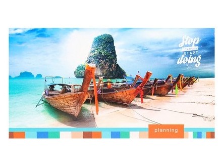 ПЛАНИНГ 64л. недатир. ЛОДКИ НА БЕРЕГУ мини 64-1310