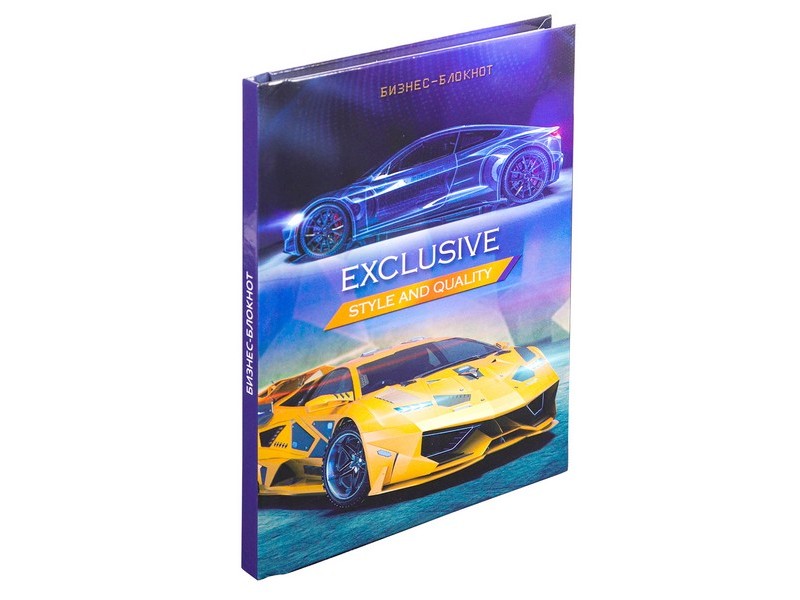 Бизнес-блокнот А6 80л. ХОРОШИЙ АВТОМОБИЛЬ (глян. ламин., цвет. мелов. обл.) 80-0103