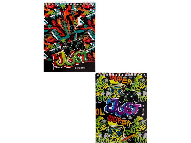 БЛОКНОТ А5 40л. ЯРКАЯ СОВРЕМЕННОСТЬ (гребень) Б40-0217