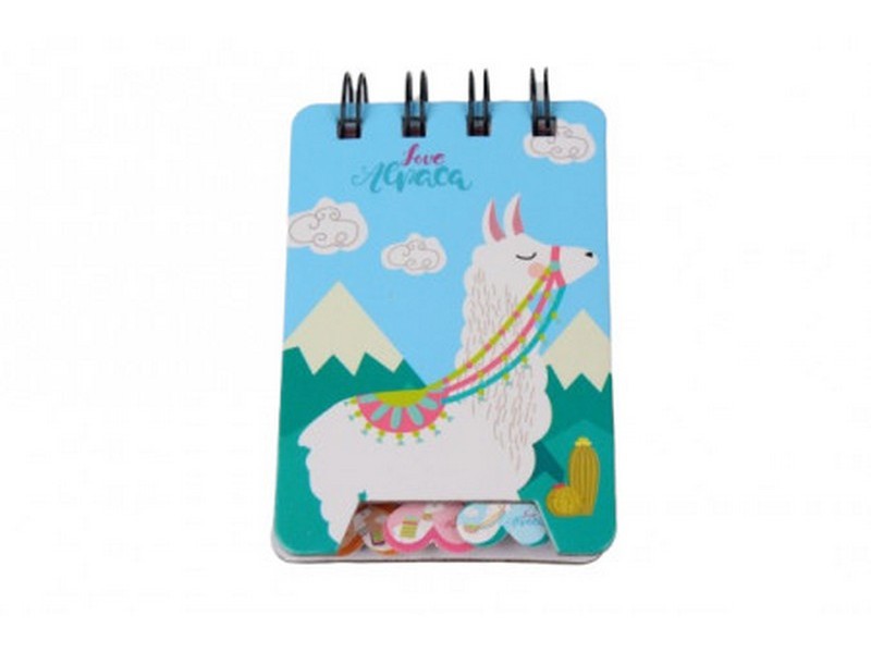 ЗАПИСНАЯ КНИЖКА 57л. "НАРИСОВАННЫЕ ЗВЕРИ" (гребень) 57-6544