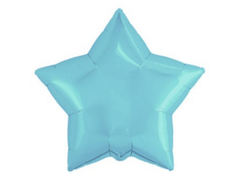 Шар-звезда Нежно-голубой 50см ШВ-8606