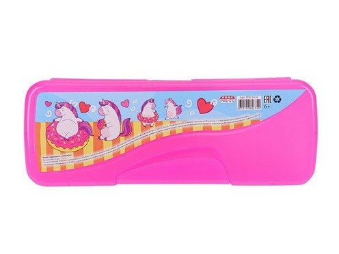 Пенал ЕДИНОРОГИ И СЛАДОСТИ 80*220мм (пластик) ПН-1674