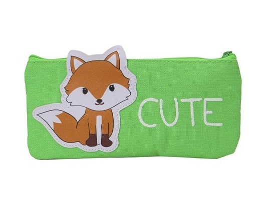 Пенал-косметичка ХИТРАЯ ЛИСИЧКА 19*9*1 см (апплик., ткань) ПН-2871
