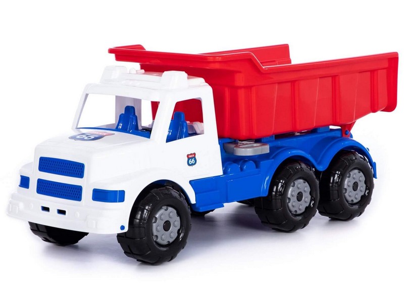 Автомобиль-самосвал "Буран" №3 бело-синий