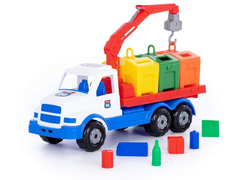 Автомобиль-контейнеровоз "Сталкер" бело-синий