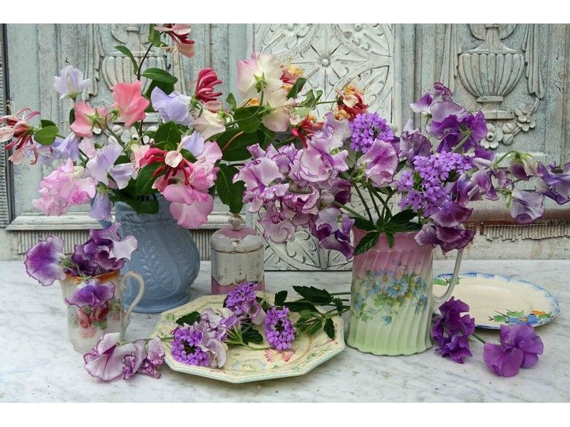 Холст с красками 40х50 см по номерам. КРАСИВЫЕ СИРЕНЕВЫЕ ЦВЕТЫ