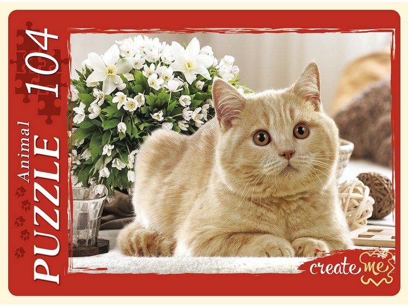 ПАЗЛЫ 104 элемента. МИЛЫЙ КОТЁНОК №2