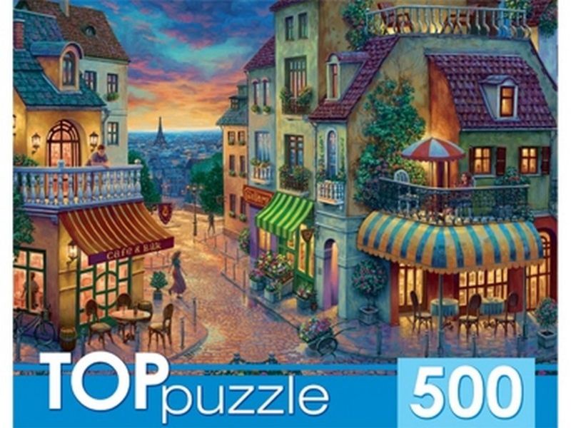TOPpuzzle ПАЗЛЫ 500 элементов ПАРИЖСКАЯ УЛИЦА