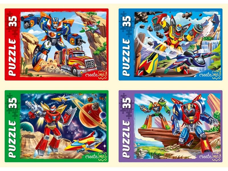 ПАЗЛЫ 35 элементов. МИР ТРАНСФОРМЕРОВ №13 кратно 32