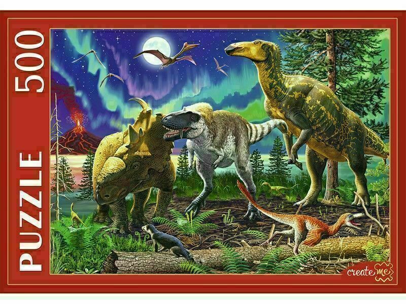 ПАЗЛЫ 500 элементов. МИР ДИНОЗАВРОВ №22