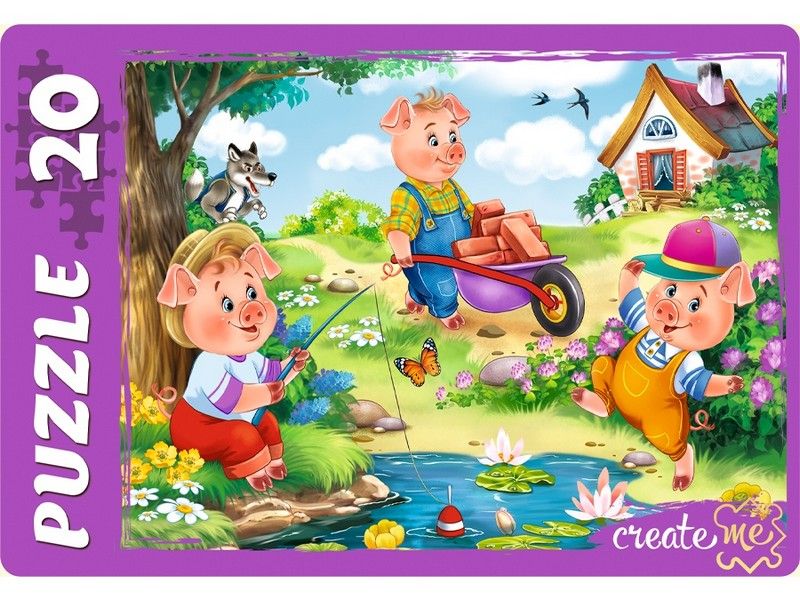 МАКСИ-ПАЗЛЫ 20 элементов. ЛЮБИМЫЕ СКАЗКИ №14