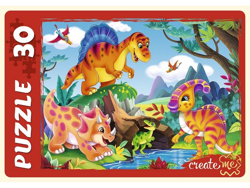 Купить оптом МАКСИ-ПАЗЛЫ 30 элементов. МИР ДИНОЗАВРОВ №24 в Луганске